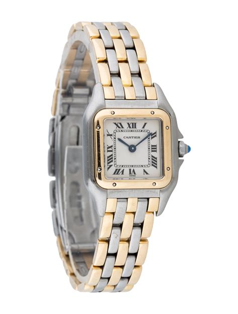 cartier panthere two tone dupe|cartier panthere watch with diamonds.